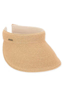 Tan Paperbraid Visor