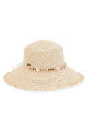 Ivy Natural Paper Braid Bucket Hat