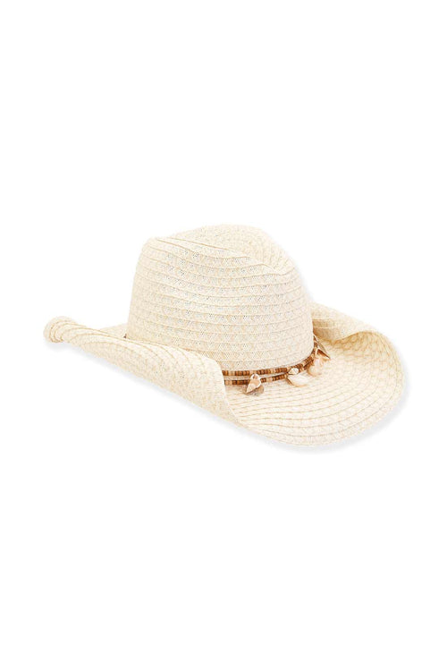 Roma Ivory Western Hat