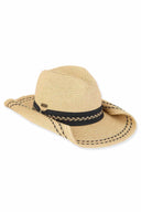Ashley Natural Western Hat