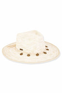 Savannah Ivory Paper Straw Safari Hat
