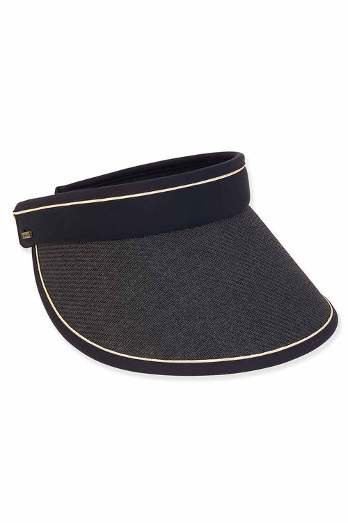 Olivia Black Packable Visor