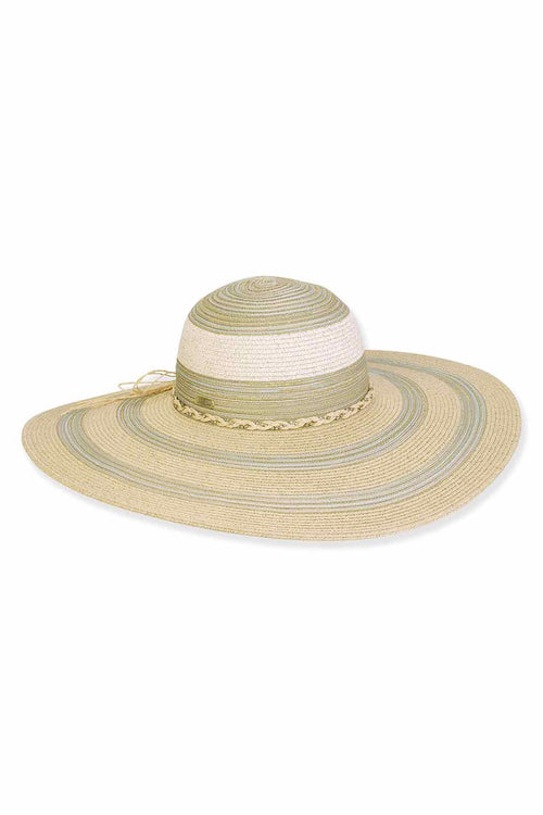 Green Stripes Floppy Hat