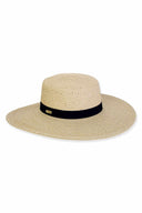 Joanna Beige Shine Floppy Hat