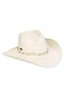Ivory Paperbraid Western Hat