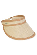 Jessica Beige Metallic Visor