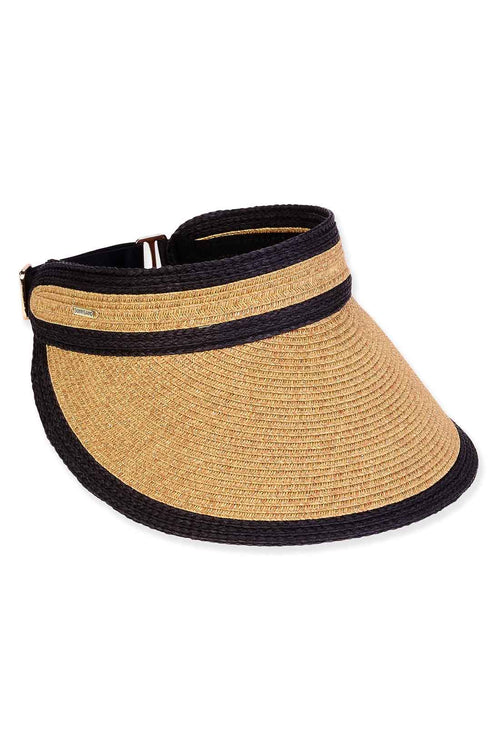 Jessica Tan Metallic Visor