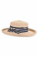 Natural Paper Braid Boater Hat