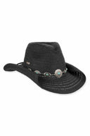 Lucia Black Western Hat