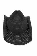 Lucia Black Western Hat detail