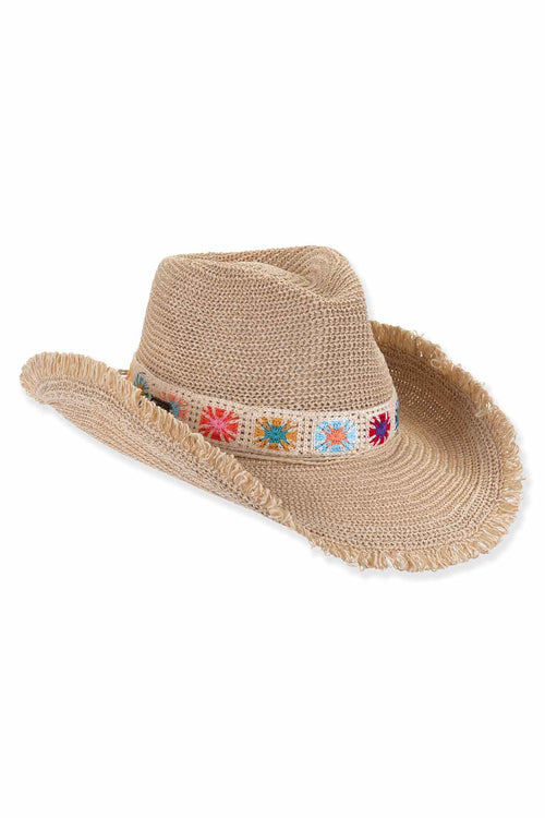 Vicky Paper Straw Western Hat