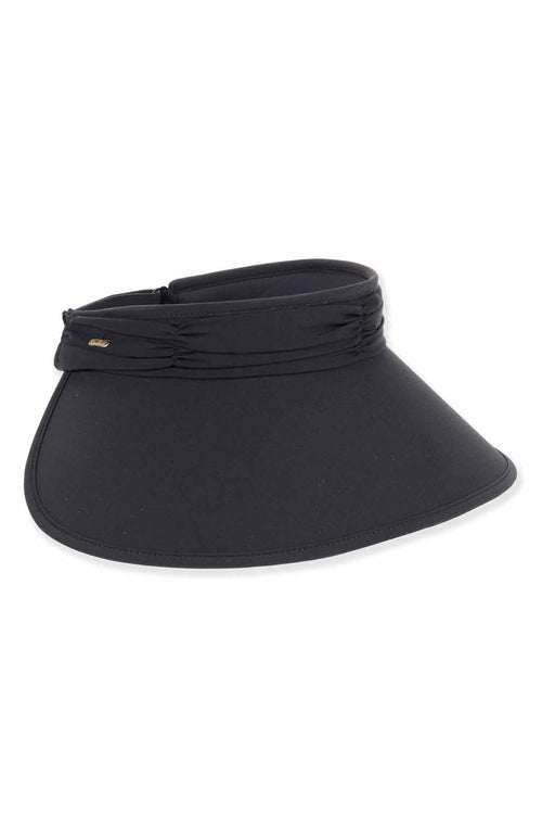Black Elastic Band Visor