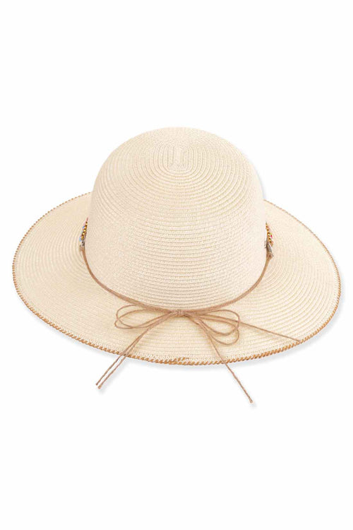 Ivory Tapered Bucket Hat back