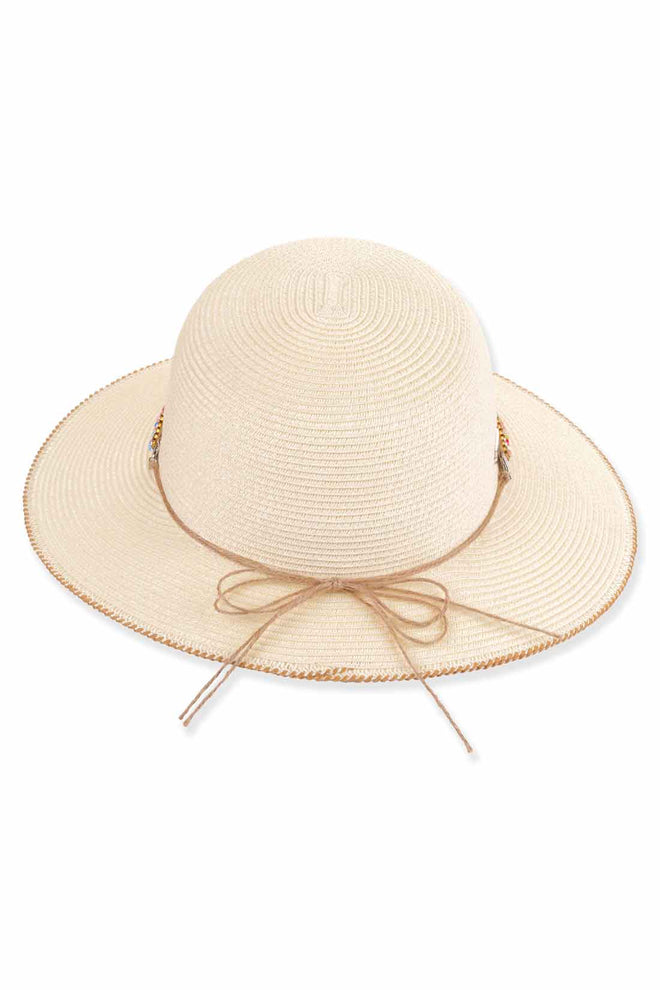 Ivory Tapered Bucket Hat back