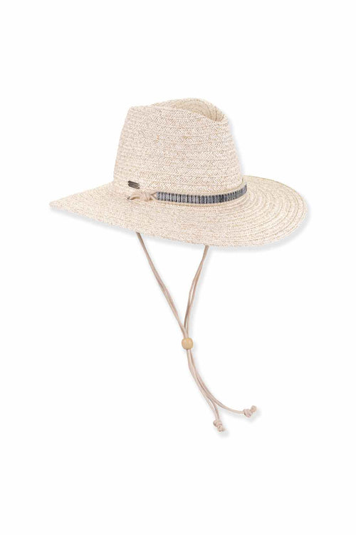 White Paper Straw Safari Hat