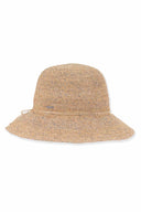 Natural Silver Raffia Bucket Hat