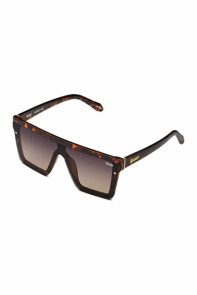 QUAY Tort Hindsight Polarized Sunglasses side