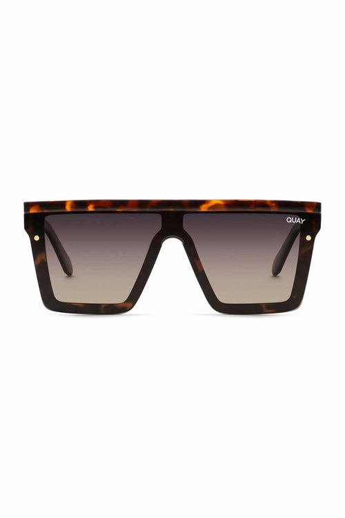 QUAY Tort Hindsight Polarized Sunglasses 