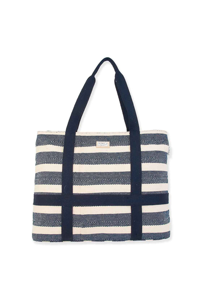 Navy Shoulder Tote Bag