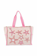 Two Tone Starfish Shoulder Tote